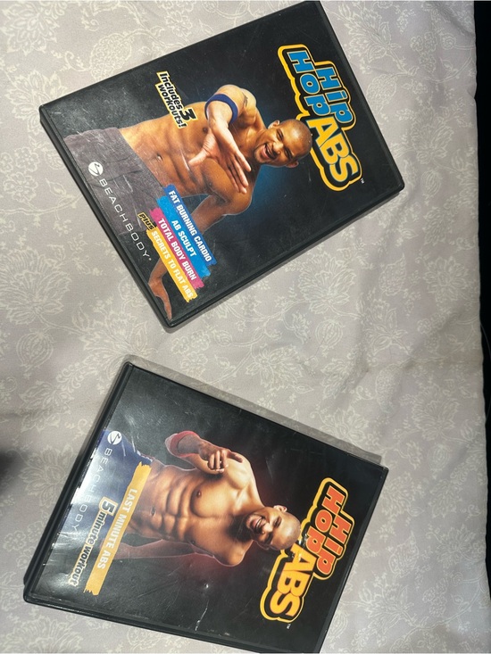 Beachbody Other - Beachbody Hip Hop Abs DVDs with Bold Yellow Logo on Black Covers